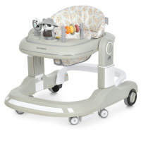 Ходунки ME 1200 URSA Beige (1шт) 2в1 муз., пушер, колеса 6шт, світло, на бат-ці, в кор, бежевий