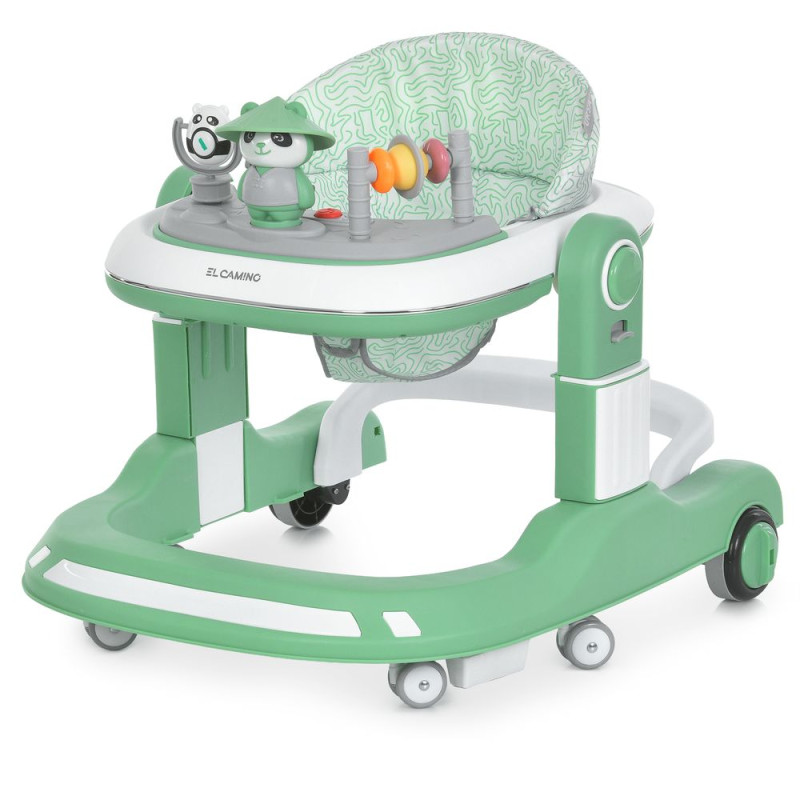 Ходунки ME 1200 URSA Green (1шт) 2в1 муз., пушер, колеса 6шт, світло, на бат-ці, в кор, зелений