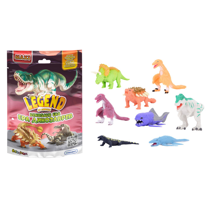 Стретч-іграшка у вигляді тварини – ЕРА ДИНОЗАВРІВ (в диспл.)