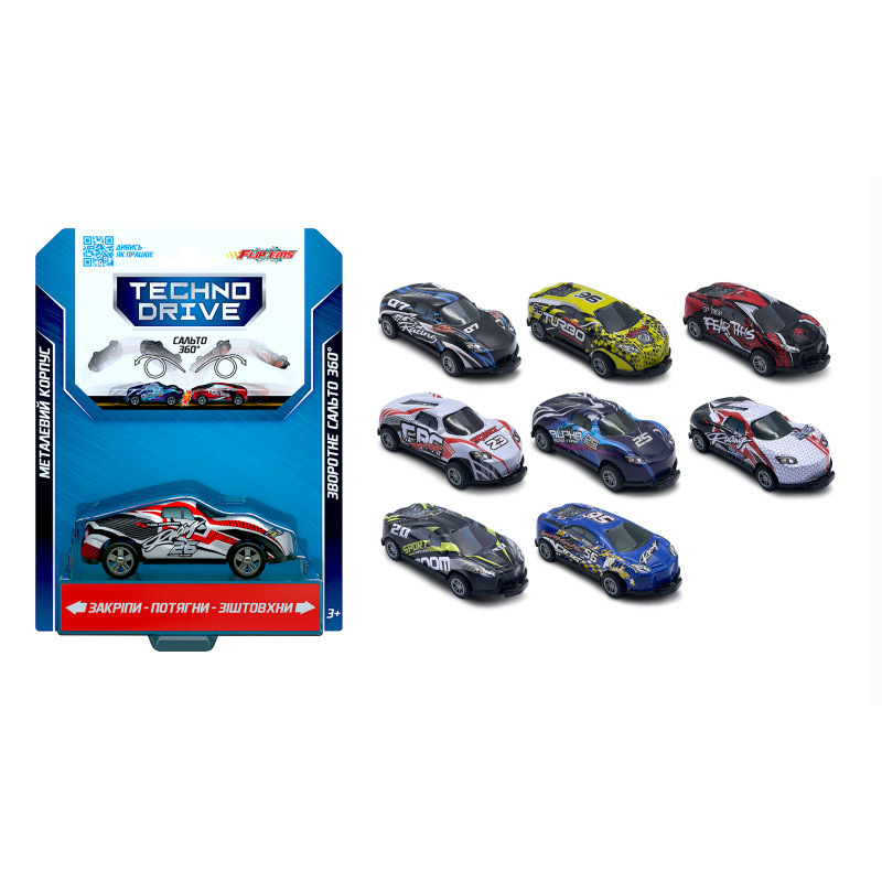 Ігрова машинка Flip'ems - КРУТИЙ ПЕРЕВОРОТ (асорті) Ігрова машинка Flip'ems - КРУТИЙ ПЕРЕВОРОТ (асорті)