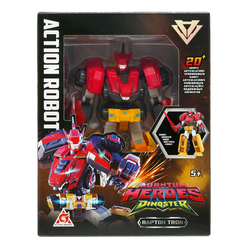 Фігурка DINOSTER - РАПТОР ТРОН (12,7 см, з аксес.)