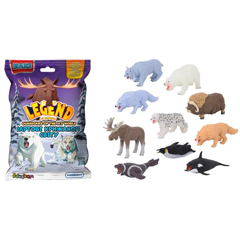 Стретч-іграшка у вигляді тварини серії LEGEND OF ANIMALS МАКСІ - ВАРТОВІ КРИЖАНОГО СВІТУ (в дисп.) Стретч-іграшка у вигляді тварини серії LEGEND OF ANIMALS МАКСІ - ВАРТОВІ КРИЖАНОГО СВІТУ (в дисп.)