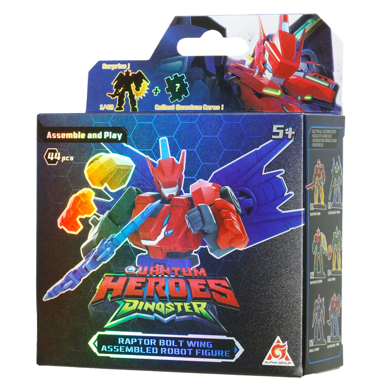 Робот-конструктор DINOSTER - РАПТОР БОЛТ ВІНГ