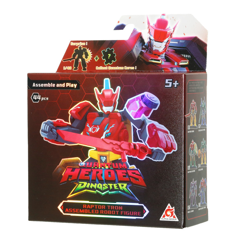 Робот-конструктор DINOSTER - РАПТОР ТРОН