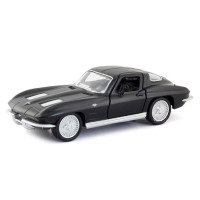 Автомодель - CHEVROLET CORVETTE SPLIT WINDOW 1963 (матовий чорний) Автомодель - CHEVROLET CORVETTE SPLIT WINDOW 1963 (матовий чорний)