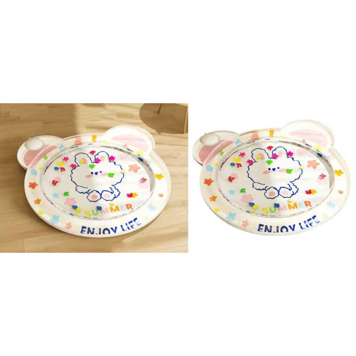 Килимок водний розмір 75х62см, в п/е /80/