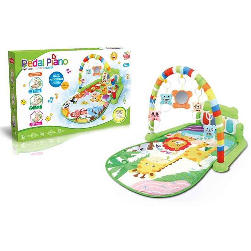 Килимок 2 кольори, піаніно, звук, підсвічування, брязкальця, в кор. /20/ Килимок 2 кольори, піаніно, звук, підсвічування, брязкальця, в кор. /20/