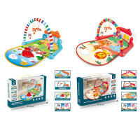 Килимок піаніно, мелодії, підсвічування, 4 брязкальця, дзеркальце, в кор. /24/ Килимок піаніно, мелодії, підсвічування, 4 брязкальця, дзеркальце, в кор. /24/