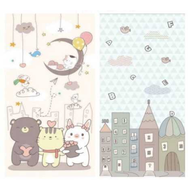 Килимок ігровий (ТЕРМО) 2-х сторонній EVA 180х150х0.8см, в сумці /20/ Килимок ігровий (ТЕРМО) 2-х сторонній EVA 180х150х0.8см, в сумці /20/