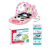 Килимок розмір килимка 76х56 см, висота дуги 38 см, ростомір, піаніно, мелодії, підсвічування, 5 підвісок — брязкалець, в кор. /20/ Килимок розмір килимка 76х56 см, висота дуги 38 см, ростомір, піаніно, мелодії, підсвічування, 5 підвісок — брязкалець, в кор. /20/