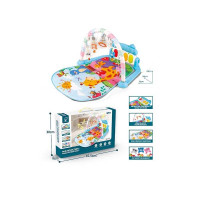 Килимок піаніно, мелодії, підсвічування, 4 брязкальця, дзеркальце, в кор. 46*9*30 см/24/ Килимок піаніно, мелодії, підсвічування, 4 брязкальця, дзеркальце, в кор. 46*9*30 см/24/