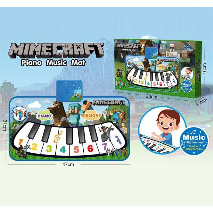 Килимок музичний герой, піаніно, музика, в кор. /144-2/