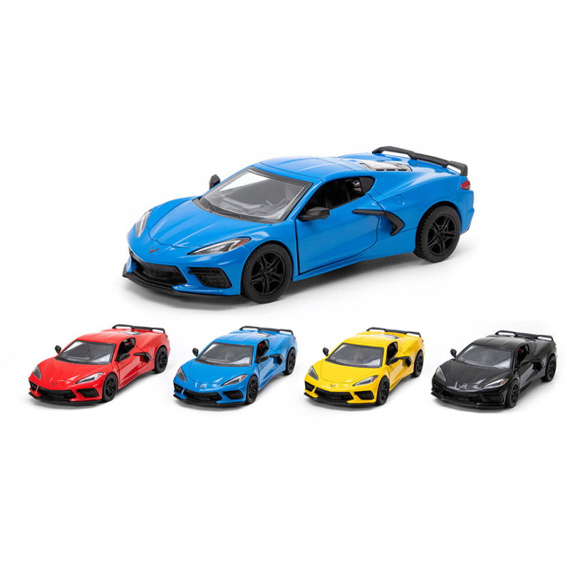 Модель легкова CORVETTE (2021)  5'' KT5432W метал.інерц.відкр.дв.4кол.кор./96/