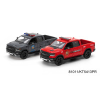 Модель пікап DODGE RAM 5'' KT5413WPR Police/FireFighter метал.інерц.відкр.дв.2в.кор./96/