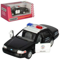 Модель легкова FORD CROWN VICTORIA 5'' KT5327W Police метал.інерц.відкр.дв.кор./96/