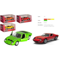 Модель легкова LAMBORGHINI MIURA P400 SV 5'' KT5390W метал.інерц.відкр.дв.4кол.кор./96/ Модель легкова LAMBORGHINI MIURA P400 SV 5'' KT5390W метал.інерц.відкр.дв.4кол.кор./96/