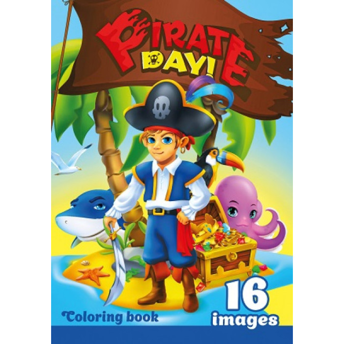 Розфарбовка, 80г, 210х297 мм, 16 арк., А4,Скоба диз.22151