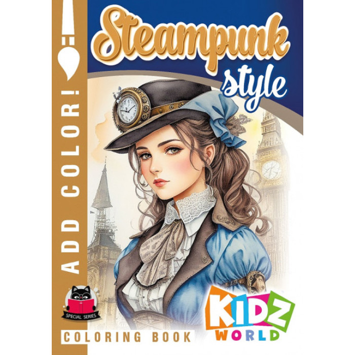 Розфарбовка, 80г, 210х297 мм, 8 арк., А4,Скоба диз.23324