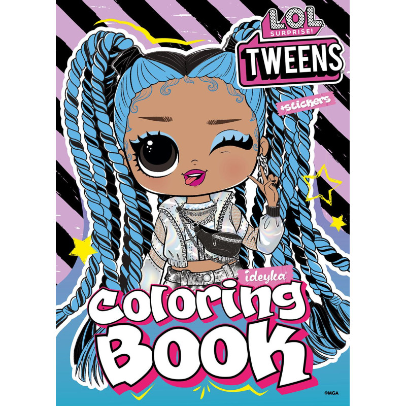 Розмальовка зі стікерами Skate Dance 3 Tweens