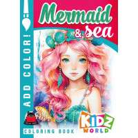 Розфарбовка, 80г, 210х297 мм, 8 арк., А4,Скоба диз.23326