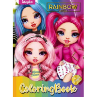 Розмальовка зі стікерами The creative Rainbow