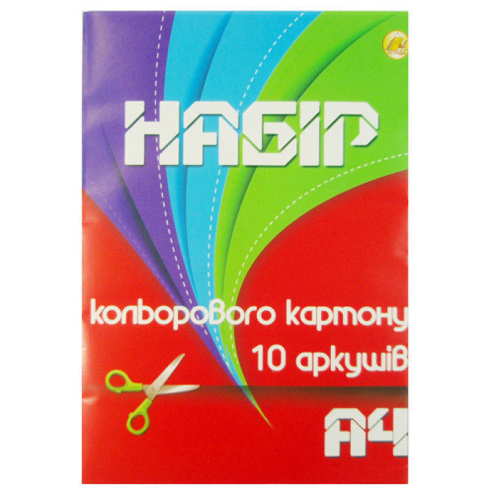 А4 10 Картон цветной ТМ 