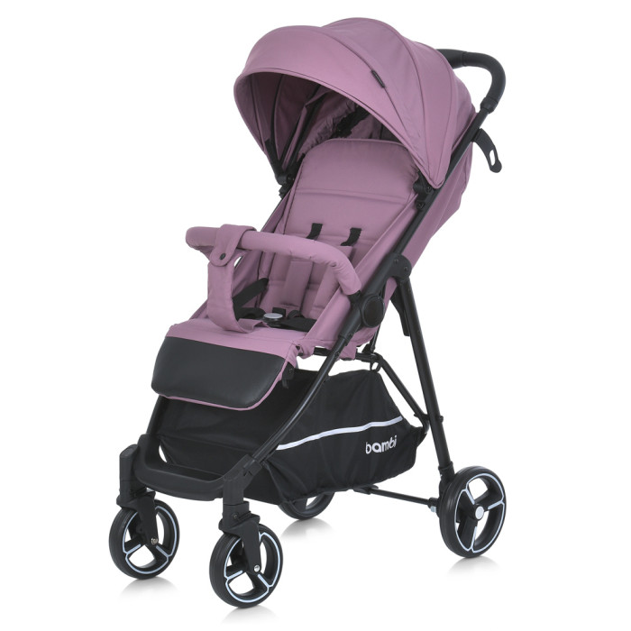 Коляска детская M 4249-2 Mauve Matt (1шт) прогулянкова, книжка, рожевий