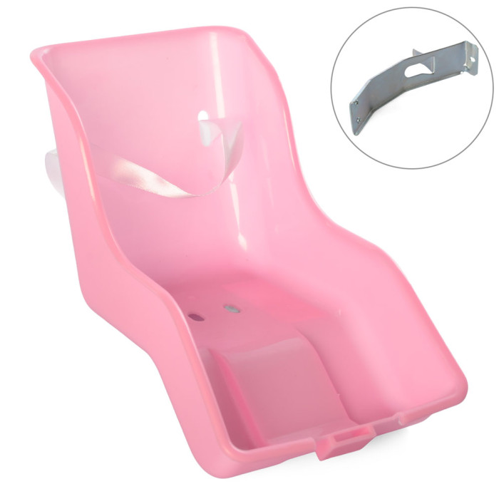 Сидіння для ляльки універсальне, пластик, рожевий, розмір 23-15,5-32см. /1/