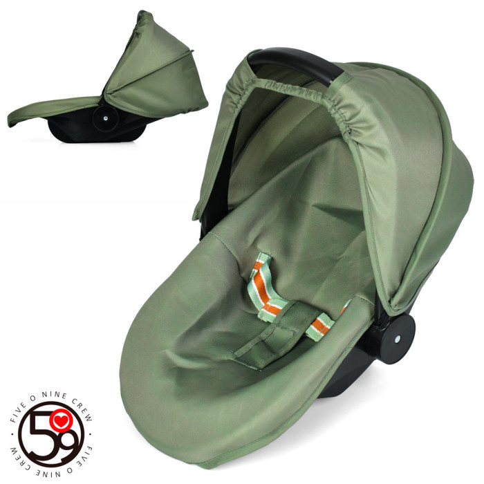 Люлька-переноска для ляльки, д46-ш29-в13см/в29см, ремень безпеки (застібка), у п/е /4/