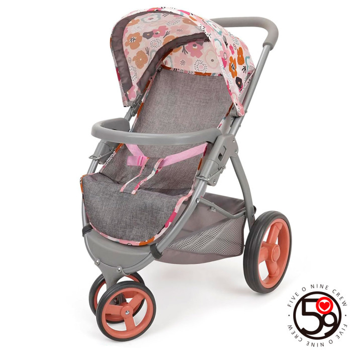 Коляска для ляльки, прогулянкова, д58-ш39-в62см, ручка EVA, корзина, метал, в кор-ці, 55-33,5-12см /4/