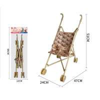 Візочок тростинка пластик, р-р іграшки 47*24*51 см,  12*10*66см /72/