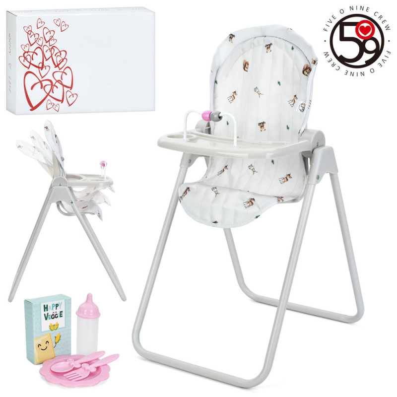 Стілець для годування для ляльки, д40-ш32,5-в61см, дуга, метал+пластик,посуд, пляшечка, в кор-ці, 48-33-9,5см /4/ Стілець для годування для ляльки, д40-ш32,5-в61см, дуга, метал+пластик,посуд, пляшечка, в кор-ці, 48-33-9,5см /4/