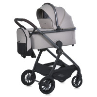 Коляска універсальна 2в1 ME 1183 RIVIERA Cloud Beige (1шт) люлька+прогул. блок, рюкзак, дощовик, моск.сітка, адаптери для люльки, бежевий