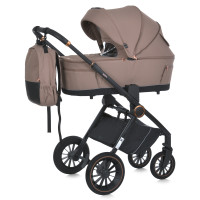 Коляска універсальна 2в1 ME 1100-1 ERA Taupe Beige (1шт) люлька+прогул.блок,дощовик, моск.сітка,сумка,алюмин,  бежевий