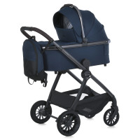 Коляска універсальна 2в1 ME 1183 RIVIERA Iris Blue (1шт) люлька+прогул. блок, рюкзак, дощовик, моск.сітка, адаптери для люльки, синій