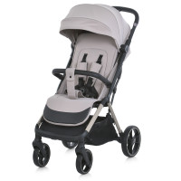 Коляска дитяча ME 1127-C BEYA Cream Beige (1шт)  прогулянкова, до 22 кг, PU колеса 17,5 / 22,5 см, чохол, бежевий