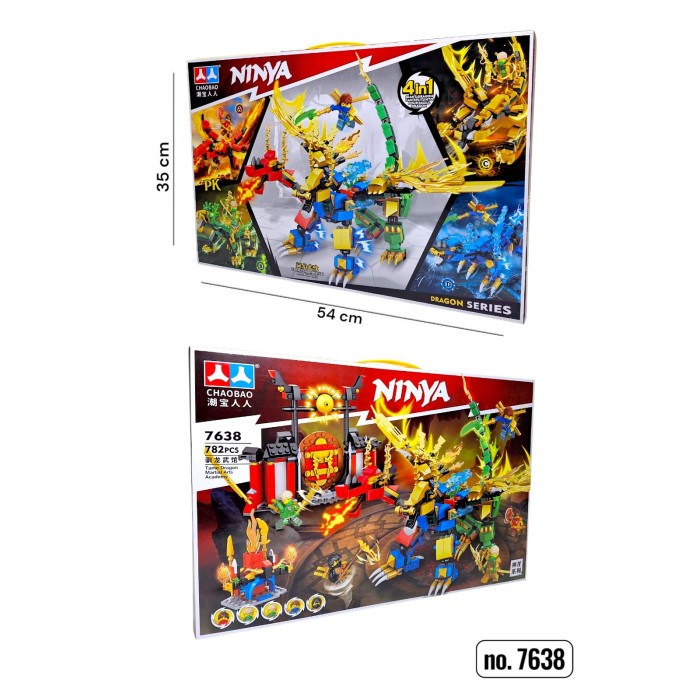 Конструктор NJ 7638 (782 дет.)