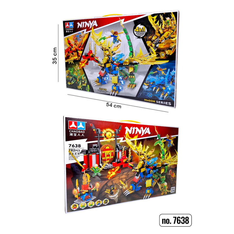 Конструктор NJ 7638 (782 дет.)