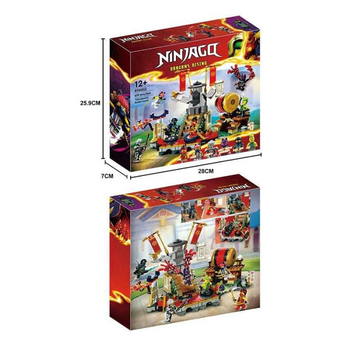 Конструктор 659 деталей, фігурки героїв, в кор. 29*26*7см  /24/