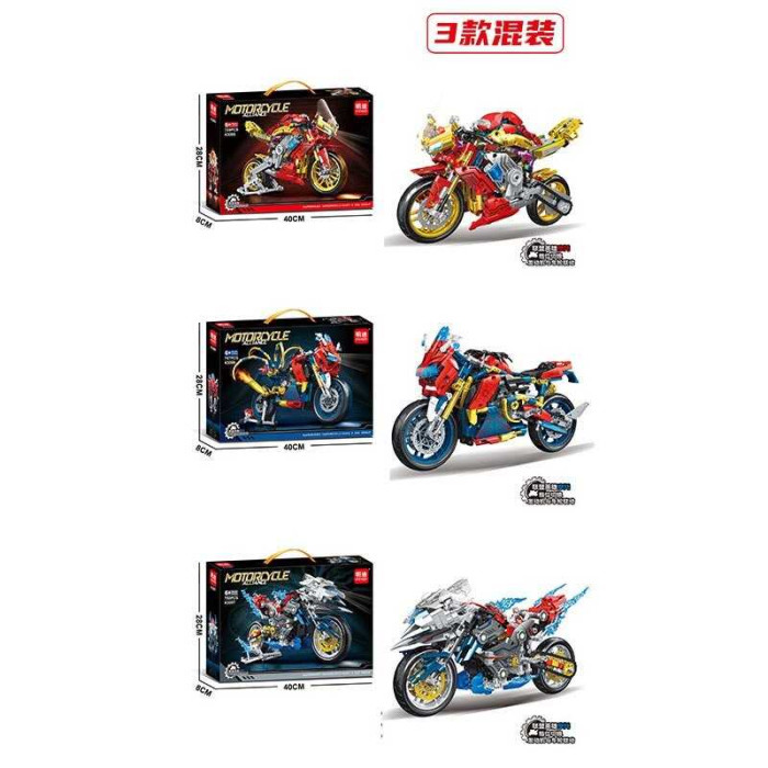 Конструктор 3 види, в кор, МІКС ВИДІВ 767 дет. 40*28*8 см /24/