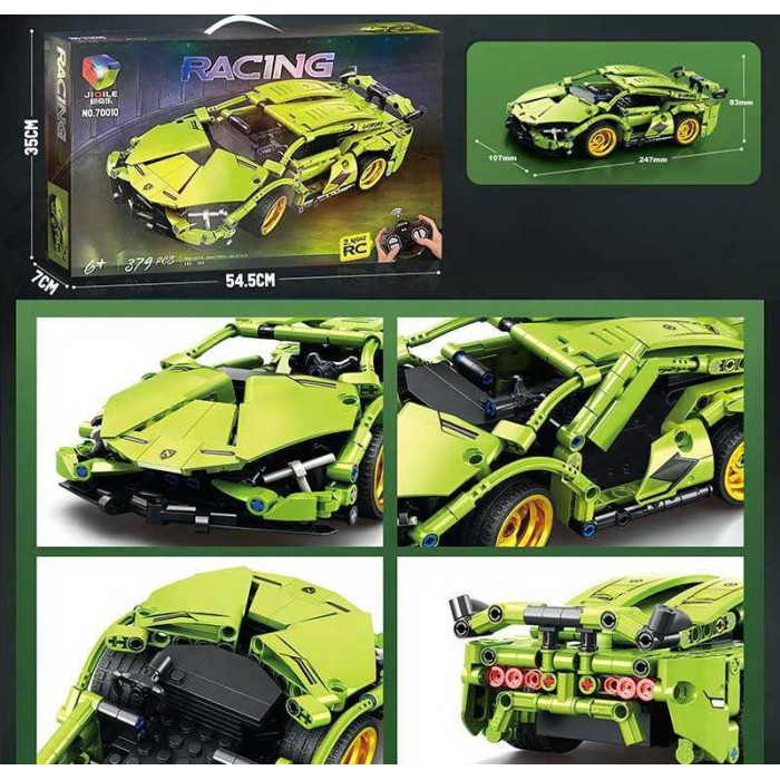 Конструктор на Р/К “Перегоновий автомобіль”, 379 деталей, пульт 2.4Ghz, в кор. 55*35*7см /18-2/