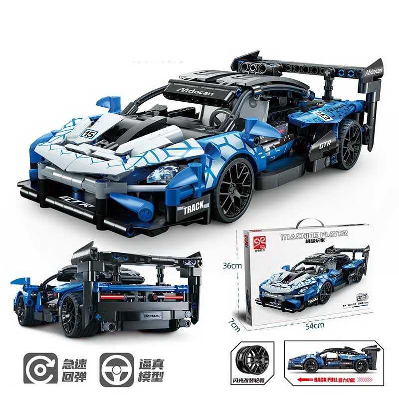 Конструктор “Перегоновий автомобіль”, 546 деталей, масштаб 1:18, в кор. 54*36*7см /18/