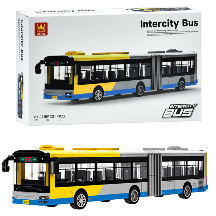 Конструктор міська серія, автобус, 39см, 415дет, в кор-ці, 40-25-8,5см /8/