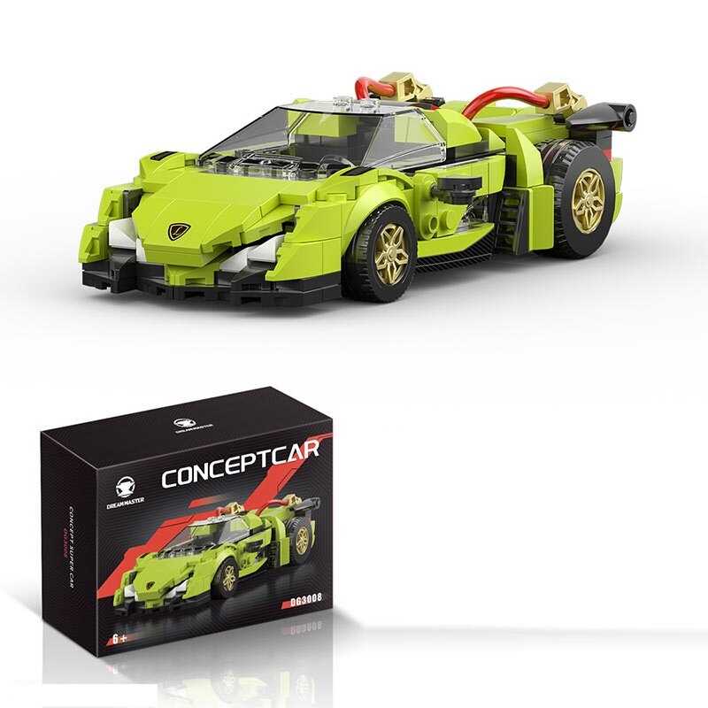 Конструктор “Автомобіль”, 325 деталей, гумові шини, в кор. /60/