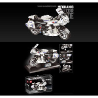 Конструктор “Мотоцикл”, 318 елементів, гумові шини, підставка, в кор. 26*14*7см /60/