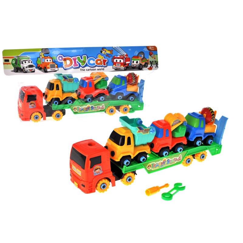 Автовоз конструктор в п/е 43x5x6 см YG Toys /48/ Автовоз конструктор в п/е 43x5x6 см YG Toys /48/