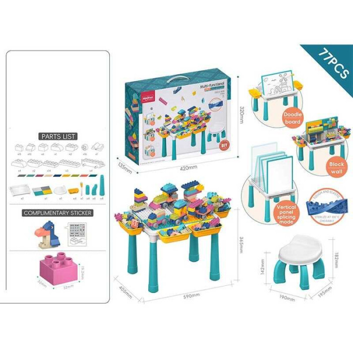 Конструктор 77дет. в кор. 42*32*14см /12/