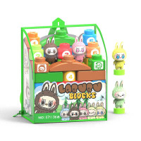 Конструктор 36 деталей, фігурки героїв, форми, цифри, кольори, в сумці /36-2/