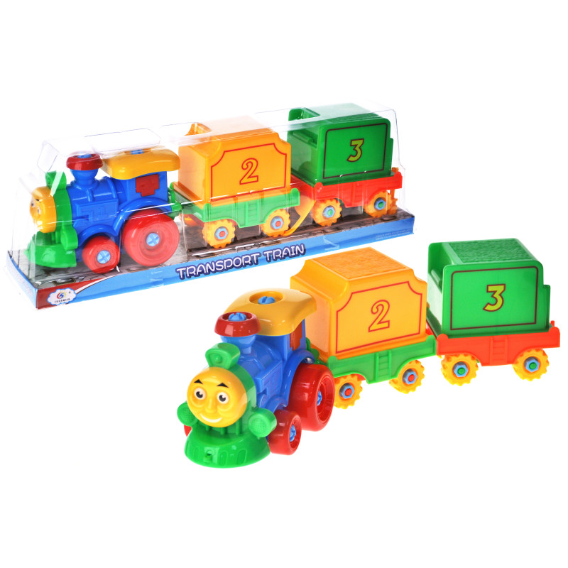 Потяг каталка в ковпаку 43x10,5x14 см YG Toys /48/