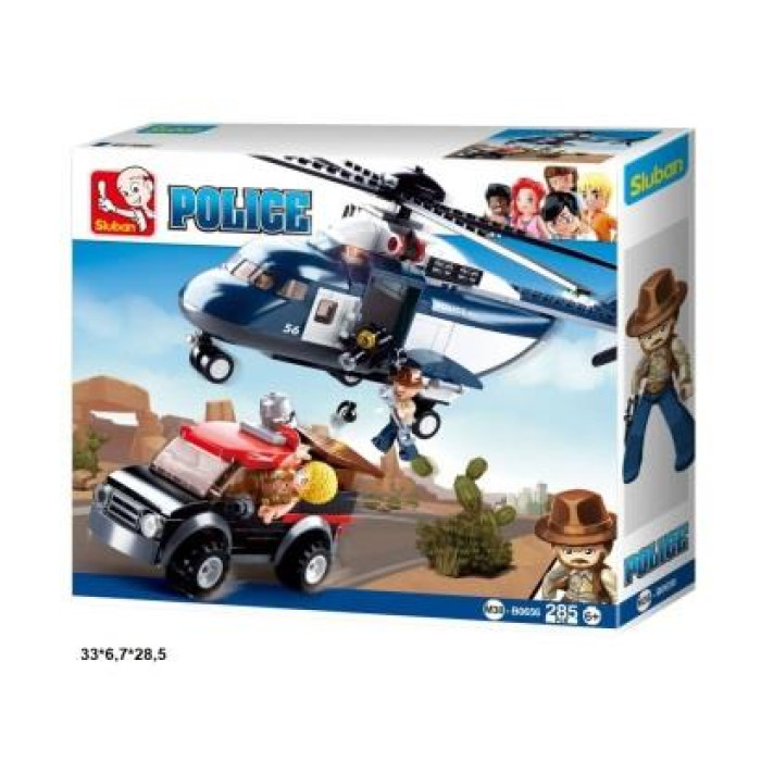 Конструктор M38-B0656 Police поліцейський вертоліт 285дет.кор.33*6,7*28,5 /16/